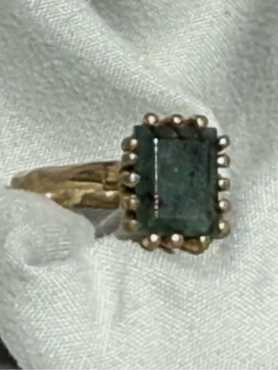 Merewif Jewelry - Ramona Raw Emerald Ring